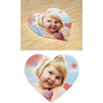 Простой. Фотопазл в форме сердца #1